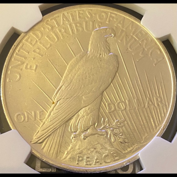 1922 Peace Dollar 100th Anniversary - Uncirculated - NGC Certified - MS 62 - Picture 2 of 4